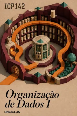 Capa do volume ICP142, Organização de Dados I